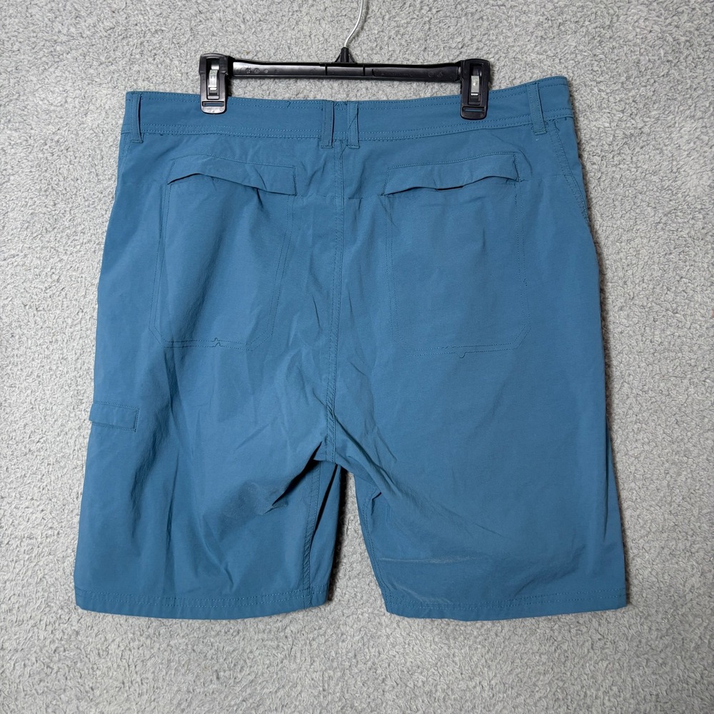 Reel Life Mens Fishing‎ Shorts Blue Teal XL Performance Stretch Quick Dry - Picture 6 of 7